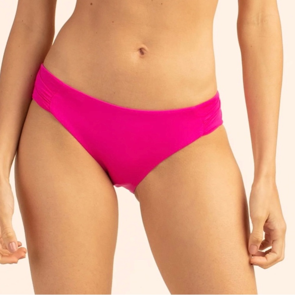 Preowned CARMEN MARK VALVO swimsuit bottoms hot pink size XL